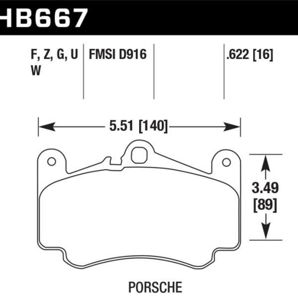 Hawk Performance HB667W.622