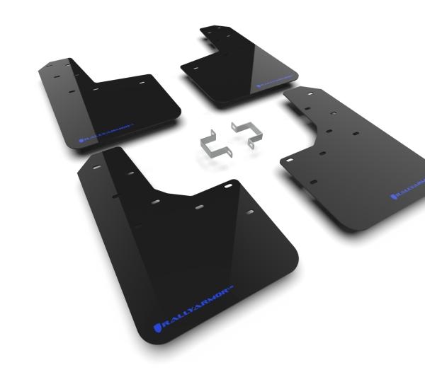 RAL UR Blk Flap/Blue Logo Rally Armor MF123-UR-BLK-BL