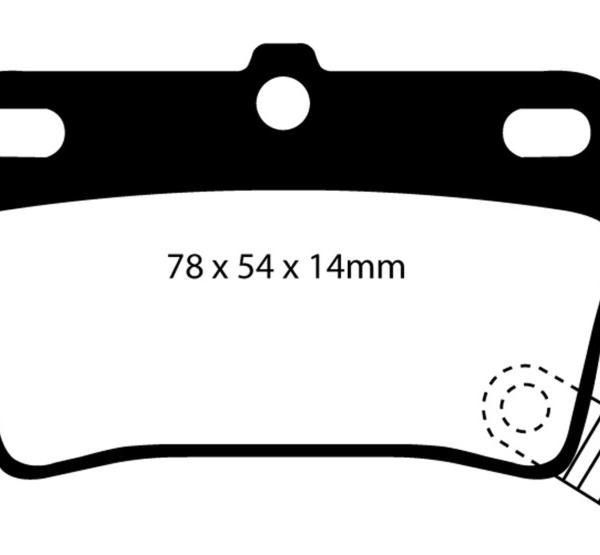 EBC Greenstuff Brake Pad Sets EBC DP61403