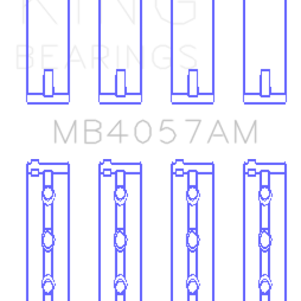KING Main Bearings King Engine Bearings MB4057AM