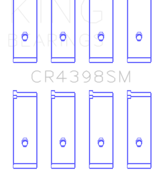 KING Rod Bearings King Engine Bearings CR4398SM0.25