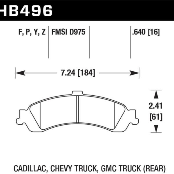 Hawk Performance HB496Z.640