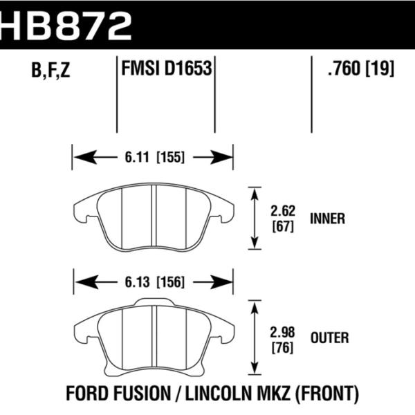 Hawk Performance HB872Y.760
