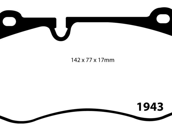 EBC Yellowstuff Brake Pad Sets EBC DP41943R