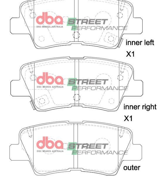 DBA SP Performance Brake Pads DBA DB2076SP