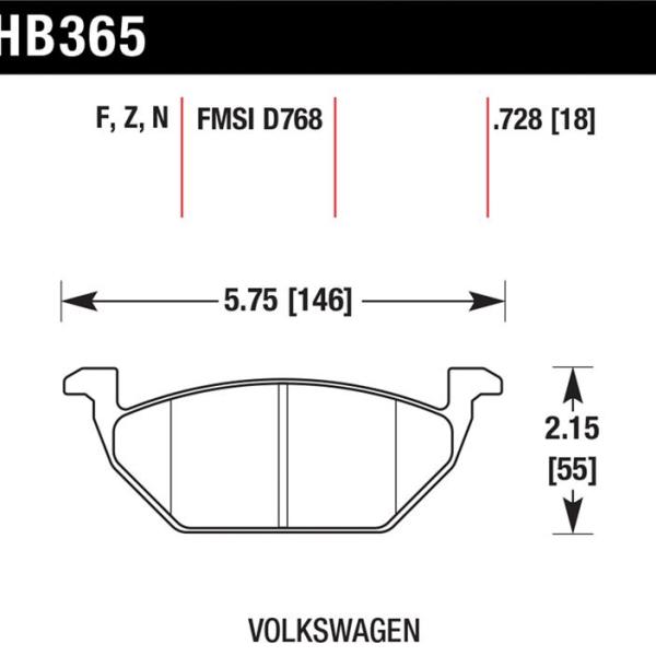 Hawk Performance HB365N.728