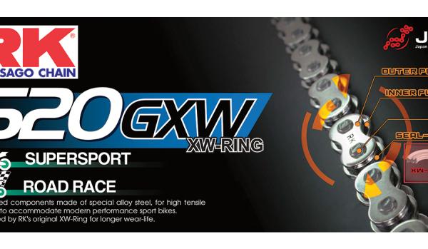 RK Chain 520GXW-110