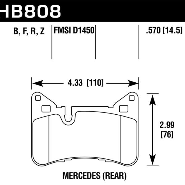 Hawk Performance HB808B.570