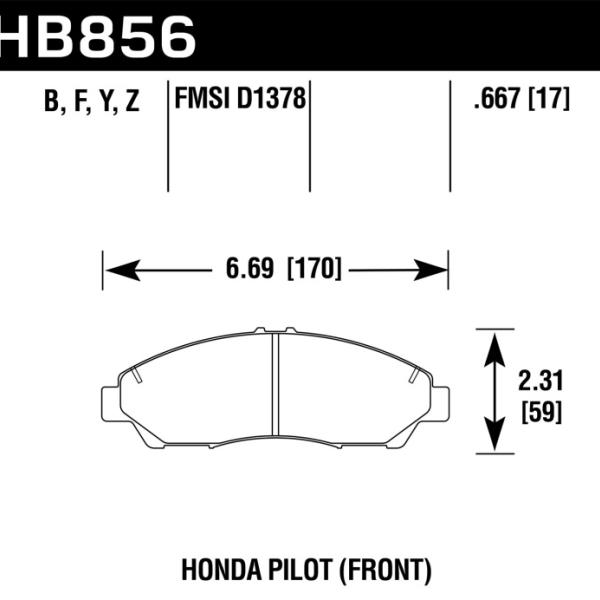 Hawk Performance HB856F.667