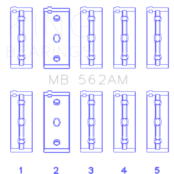 King Engine Bearings MB562AM