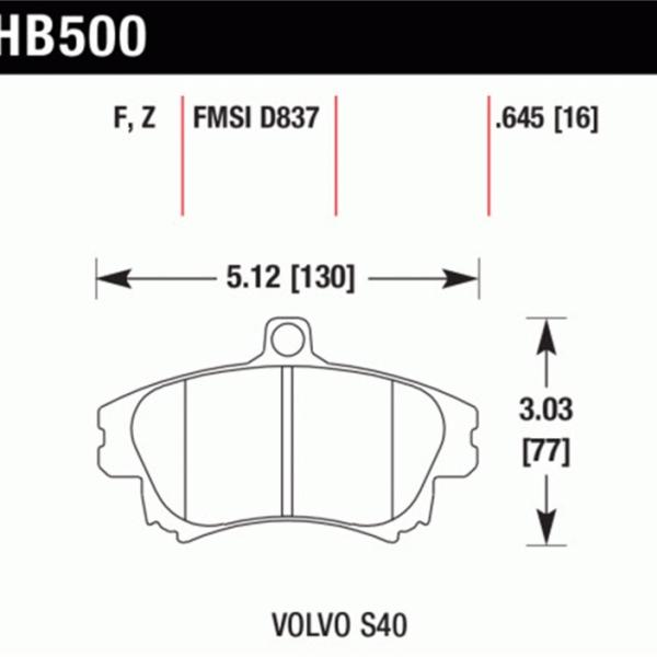 Hawk Performance HB500Z.645