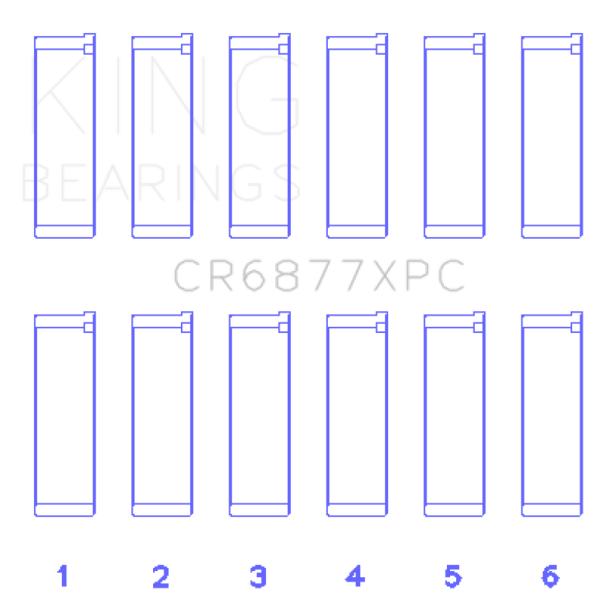 King Engine Bearings CR6877XPC