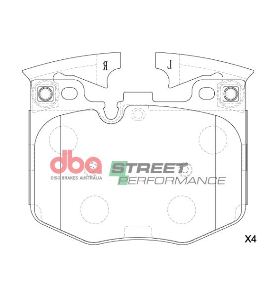 DBA SP Performance Brake Pads DBA DB15107SP