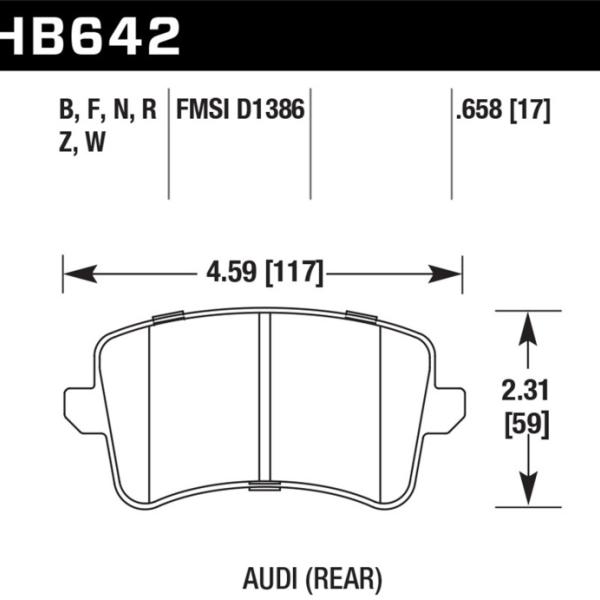 Hawk Performance HB642Z.658
