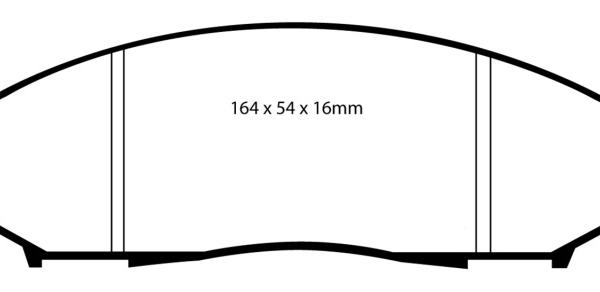 EBC Greenstuff Brake Pad Sets EBC DP61747