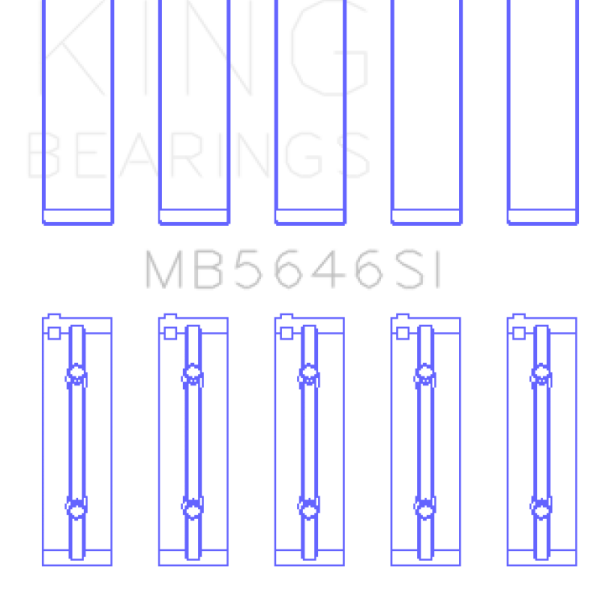 KING Main Bearings King Engine Bearings MB5646SI