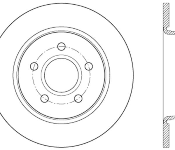 ST Slot & Drill Brake Rotors Stoptech 127.61099R