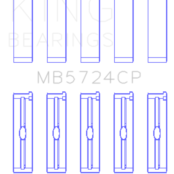 KING Main Bearings King Engine Bearings MB5724CP