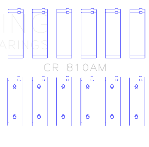 KING Rod Bearings King Engine Bearings CR810AM040