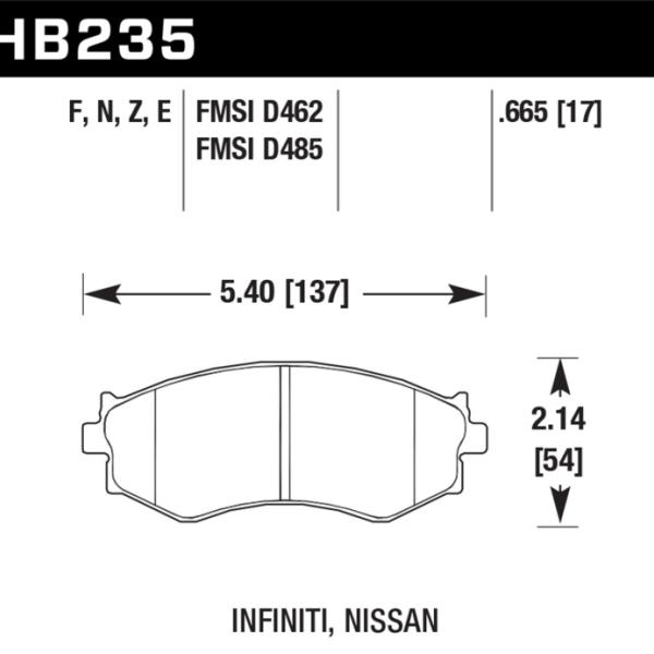 Hawk Performance HB235Z.665