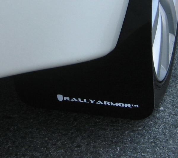 RAL UR Blk Flap/Wht Logo Rally Armor MF10-UR-BLK/WH