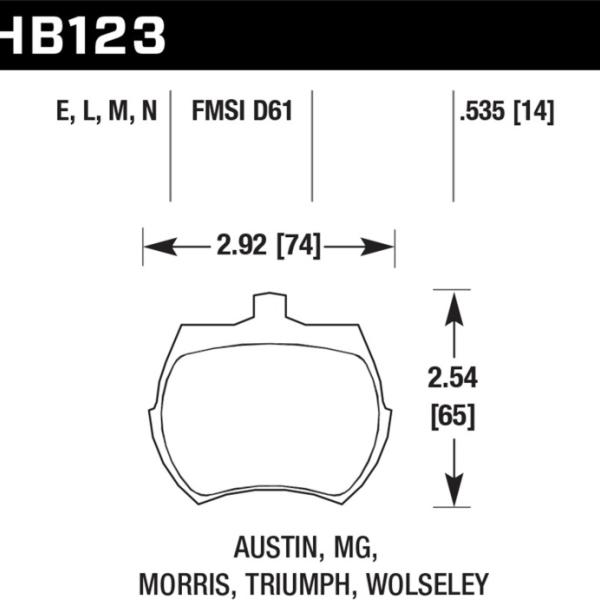 Hawk Performance HB123M.535