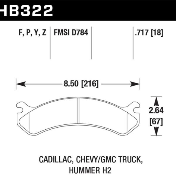 Hawk Performance HB322Z.717
