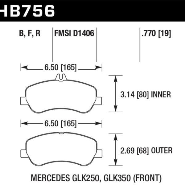 Hawk Performance HB756F.770