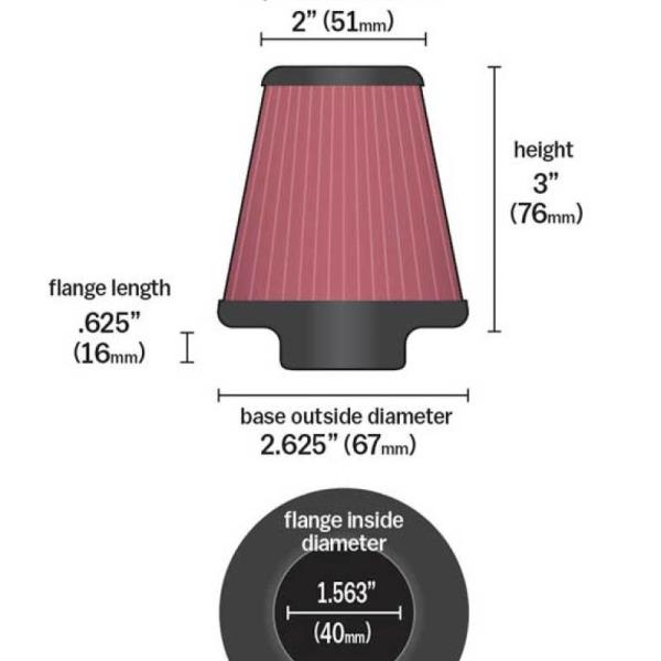 KN Universal Air Filter K&N Engineering RC-2290