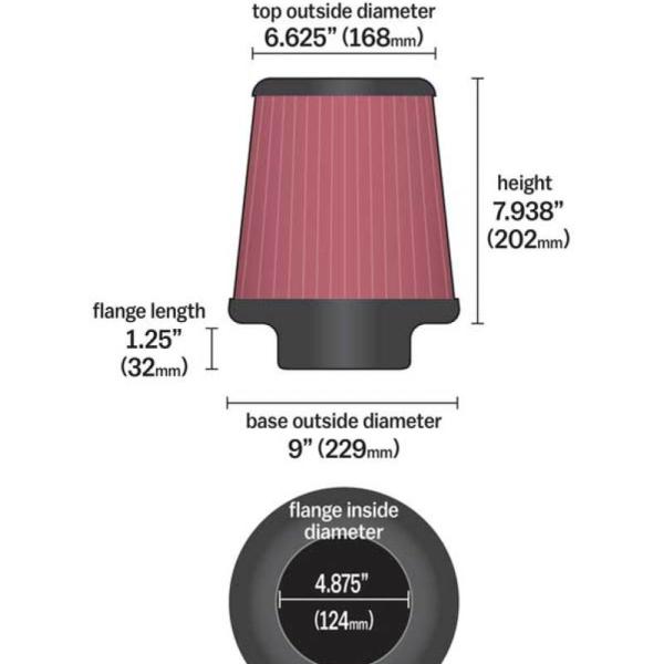 KN Universal Air Filter K&N Engineering RU-5172
