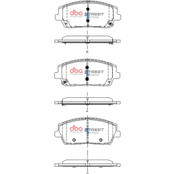 DBA Street Series Brake Pads DBA DB15169SS