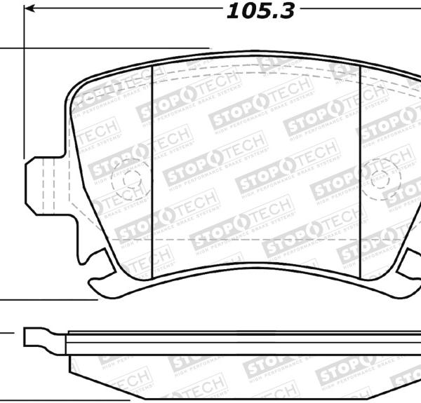 ST Sport Brake Pads Stoptech 309.11081