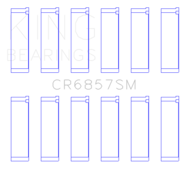 KING Rod Bearings King Engine Bearings CR6857SM0.5