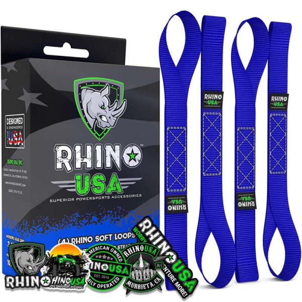 RSA Tie Down Kits Rhino USA SOFT4PACK-BLU