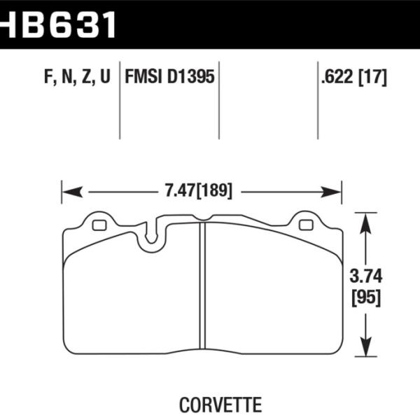 Hawk Performance HB631Z.622