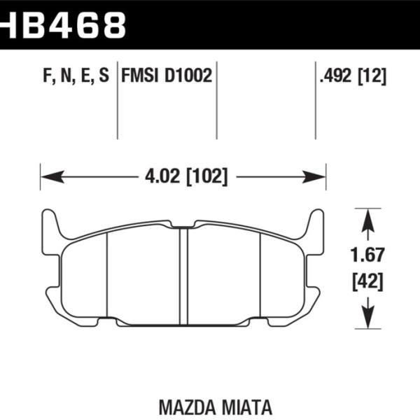 Hawk Performance HB468E.492