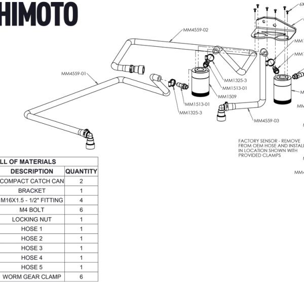 Mishimoto MMBCC-F27T-18SBE