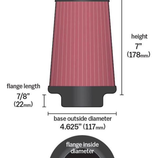KN Universal Air Filter K&N Engineering RU-3130