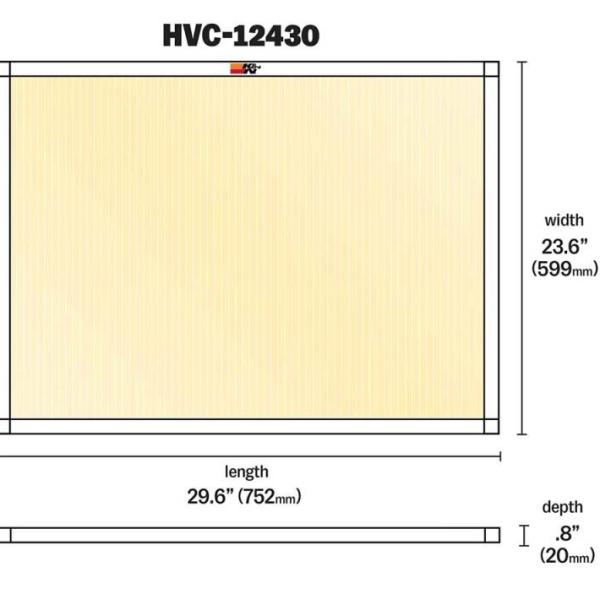 KN HVAC Filters K&N Engineering HVC-12430