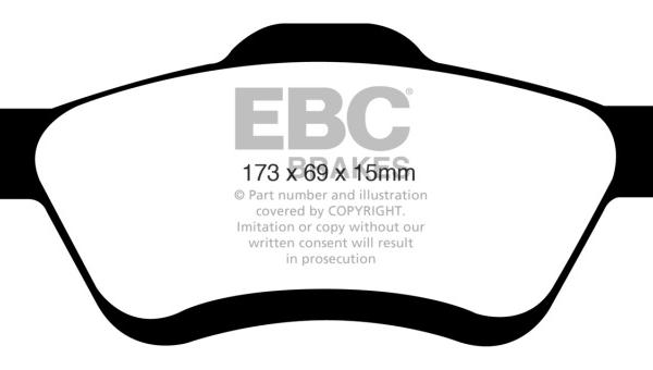EBC Greenstuff Brake Pad Sets EBC DP61709