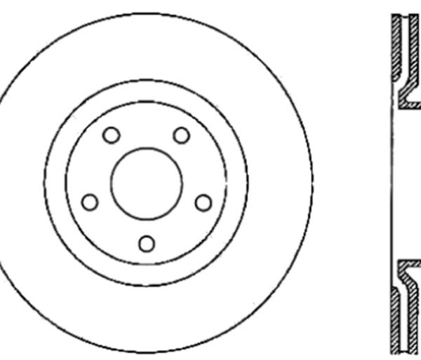 ST Slot & Drill Brake Rotors Stoptech 127.62085L