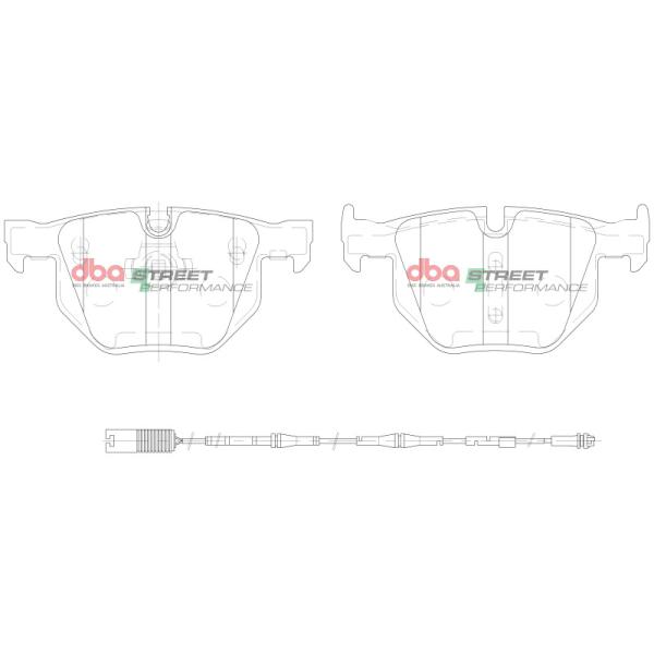 DBA SP Performance Brake Pads DBA DB1694SP