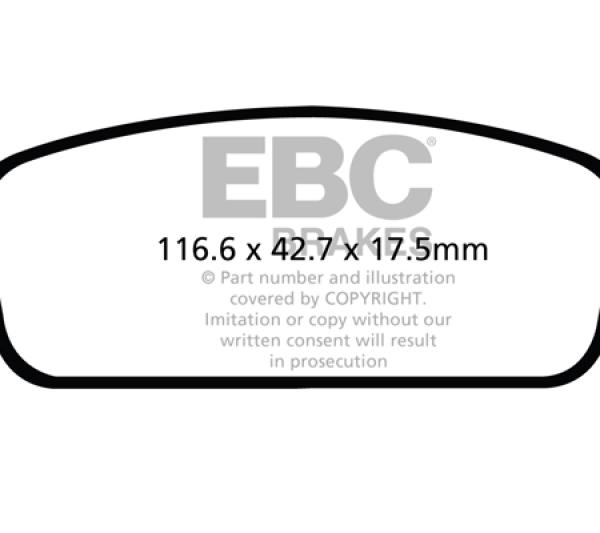 EBC Yellowstuff Brake Pad Sets EBC DP42066R