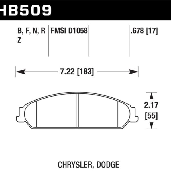 Hawk Performance HB509Z.678