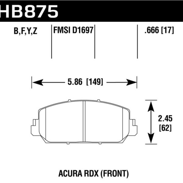 Hawk Performance HB875Z.666