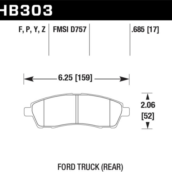 Hawk Performance HB303Z.685