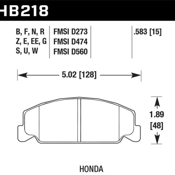 Hawk Performance HB218G.583