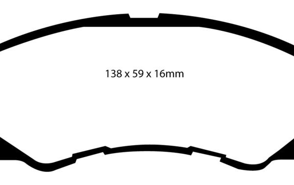 EBC Greenstuff Brake Pad Sets EBC DP6973