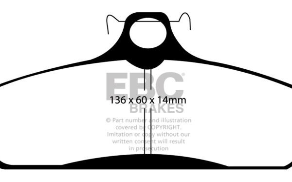 EBC Yellowstuff Brake Pad Sets EBC DP41152R