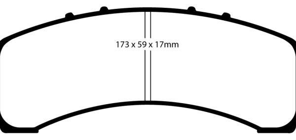 EBC Yellowstuff Brake Pad Sets EBC DP41667R